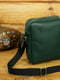 Шкіряна сумка зеленого кольору | 6798942