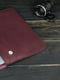 Кожаный бордовый чехол для MacBook | 6798953 | фото 2