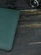 Шкіряний зелений чохол для MacBook | 6798976 | фото 4