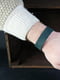 Шкіряний зелений браслет на руку | 6799004 | фото 2