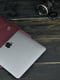Кожаный бордовый чехол для MacBook | 6799006 | фото 2