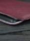 Кожаный бордовый чехол для MacBook | 6799067