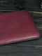 Кожаный бордовый чехол для MacBook | 6799067 | фото 4