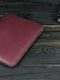 Шкіряний бордовий чохол для MacBook | 6799074 | фото 3