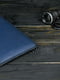 Кожаный синий чехол для MacBook | 6799075 | фото 4