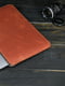 Кожаный чехол цвета коньяк для MacBook | 6799080 | фото 2