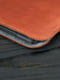 Шкіряний чохол кольору коньяк для MacBook | 6799080 | фото 3