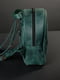 Рюкзак з натуральної шкіри "Колібрі" зелений | 6799108 | фото 4