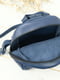 Рюкзак з натуральної шкіри "Колібрі" синій | 6799117 | фото 6