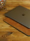 Шкіряний коричневий чохол для MacBook | 6799140 | фото 4
