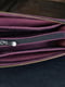 Кожаный кошелек-клатч бордового цвета с ремешком | 6799152 | фото 3