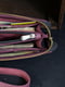 Кожаный кошелек-клатч бордового цвета с ремешком | 6799152 | фото 5