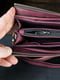 Бордовый кожаный кошелек-клатч с ремешком | 6799156 | фото 3