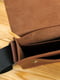 Шкіряна сумка коричневого кольору | 6799205 | фото 4