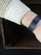 Шкіряний синій браслет на руку | 6799217 | фото 4