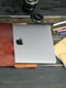Шкіряний коричневий чохол для MacBook | 6799233 | фото 3