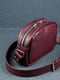 Шкіряна сумка "Віола" бордового кольору | 6799244 | фото 4