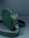 Шкіряна сумка "Віола" зеленого кольору | 6799246 | фото 4