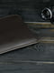 Шкіряний чохол кавового кольору для MacBook | 6799298 | фото 4