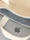 Шкіряний чохол кремового кольору для MacBook | 6799359 | фото 3