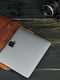 Шкіряний коричневий чохол для MacBook | 6799366 | фото 2