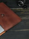 Шкіряний коричневий чохол для MacBook | 6799368 | фото 2