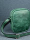 Шкіряна сумка зеленого кольору | 6799380