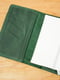 Обкладинка для блокноту А6 натуральна шкіра зеленого кольору | 6800723 | фото 2
