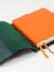Шкіряна обкладинка для блокноту А5 зеленого кольору | 6800743 | фото 2