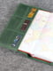 Шкіряна обкладинка для блокноту А5 зеленого кольору | 6800757 | фото 4