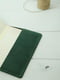 Шкіряна обкладинка для блокноту А5 зеленого кольору | 6800796 | фото 3