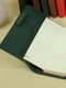 Шкіряна обкладинка для блокноту А5 зеленого кольору | 6800801 | фото 2