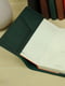 Шкіряна обкладинка для блокноту А5 зеленого кольору | 6800809 | фото 2