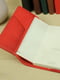 Шкіряна обкладинка для блокноту А5 червоного кольору | 6800811 | фото 2
