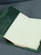Шкіряна обкладинка для щоденника формату А5 зелена | 6800826 | фото 2