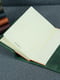 Шкіряна обкладинка для щоденника формату А5 зелена | 6800826 | фото 3