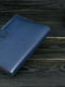Шкіряна обкладинка для щоденника формату А5 синя | 6800876 | фото 4