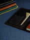 Обкладинка з органайзером для щоденника формату А5 "Модель №15" коричневого кольору | 6800896 | фото 2
