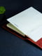 Обкладинка з пеналом для щоденника формату А5 "Модель №16" червоного кольору | 6800902 | фото 3