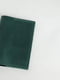 Шкіряна обкладинка для документів зелена  | 6800991 | фото 3