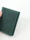 Шкіряна обкладинка для документів зелена | 6801003 | фото 4