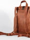 Шкіряний коричневий рюкзак "Київ" | 6797057 | фото 4