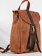 Шкіряний коричневий рюкзак "Київ" | 6797057 | фото 5