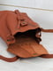 Шкіряний коричневий рюкзак "Прага" | 6797089 | фото 6