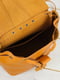 Шкіряний рюкзак “Прага” кольору бурштин | 6797093 | фото 6