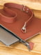 Шкіряний чохол для MacBook Дизайн коньячного кольору | 6797217 | фото 4