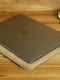 Кожаный бежевый чехол для MacBook на молнии с войлоком | 6797273 | фото 5