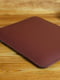 Кожаный бордовый чехол для MacBook на молнии с войлоком | 6797274 | фото 2