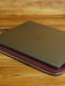 Кожаный бордовый чехол для MacBook на молнии с войлоком | 6797274 | фото 6