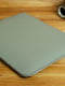 Кожаный серый чехол для MacBook на молнии с войлоком | 6797275 | фото 2